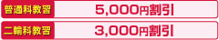 �@���ʉȁ@��5,000�@��։ȁ@��3,000